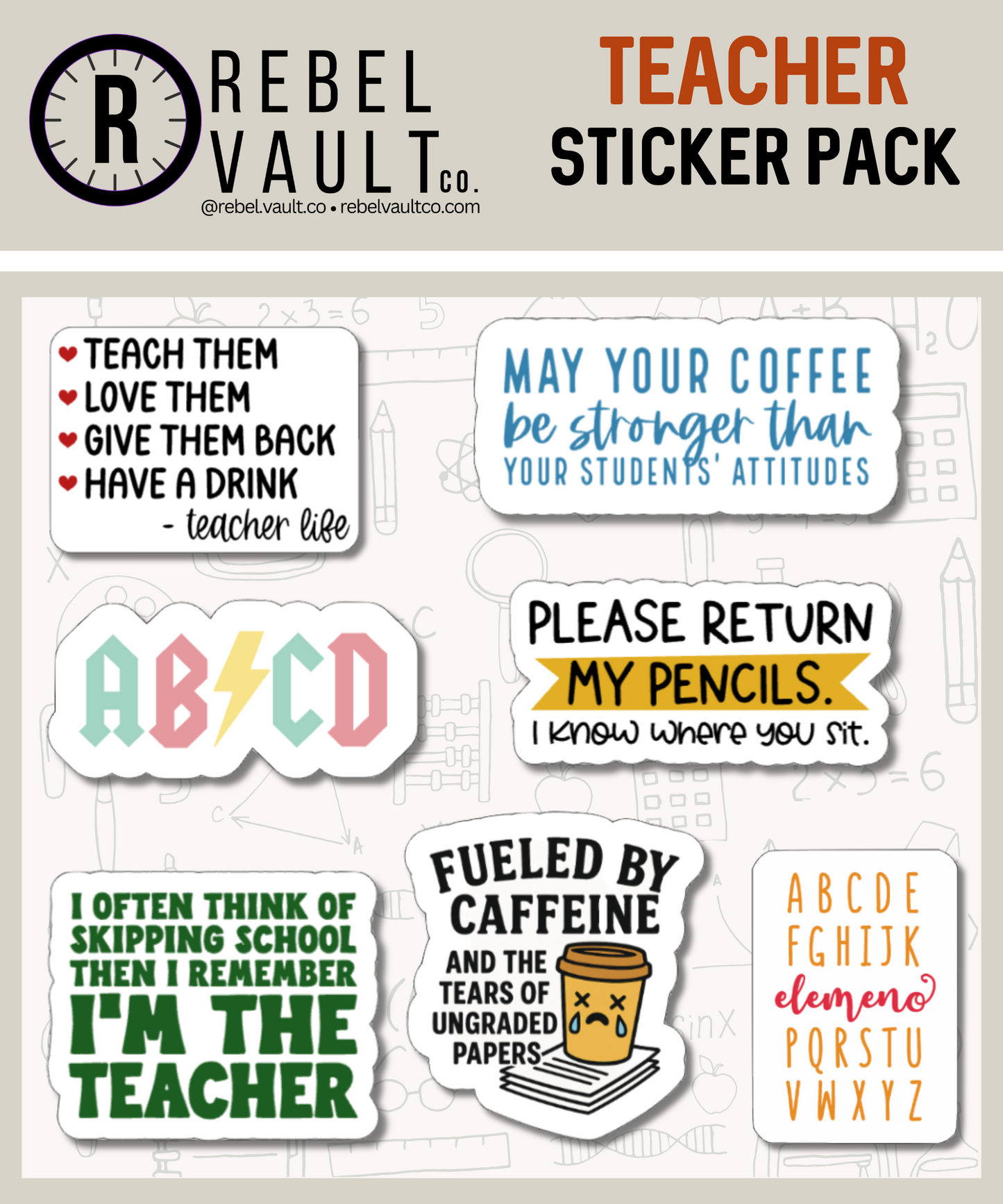 Teacher - Sticker Pack